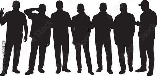 American Worker Silhouette Illustration

Hardworking Laborer Silhouette Vector

Construction Worker with Tools Silhouette

Strong American Worker Outline Art

Industrial Worker Silhouette Design