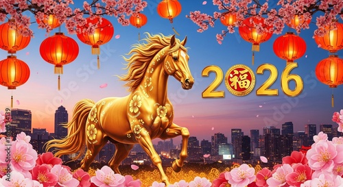 Happy Chinese New Year 2026, Year of the Horse