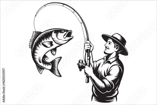 A Fisherman's Silhouette