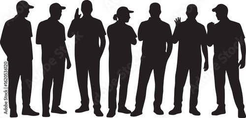 American Worker Silhouette Illustration

Hardworking Laborer Silhouette Vector

Construction Worker with Tools Silhouette

Strong American Worker Outline Art

Industrial Worker Silhouette Design