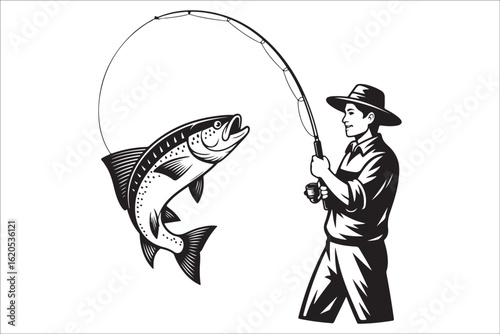 A Fisherman's Silhouette