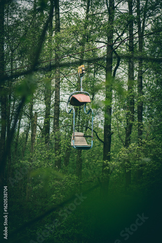 abandoned amusement park