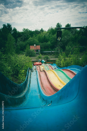abandoned amusement park