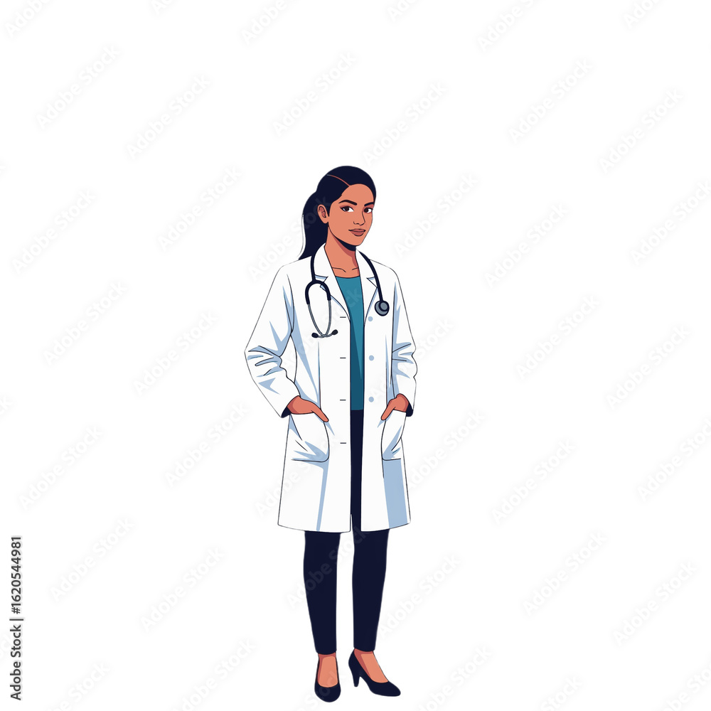 young doctor with stethoscope young doctor with stethoscope