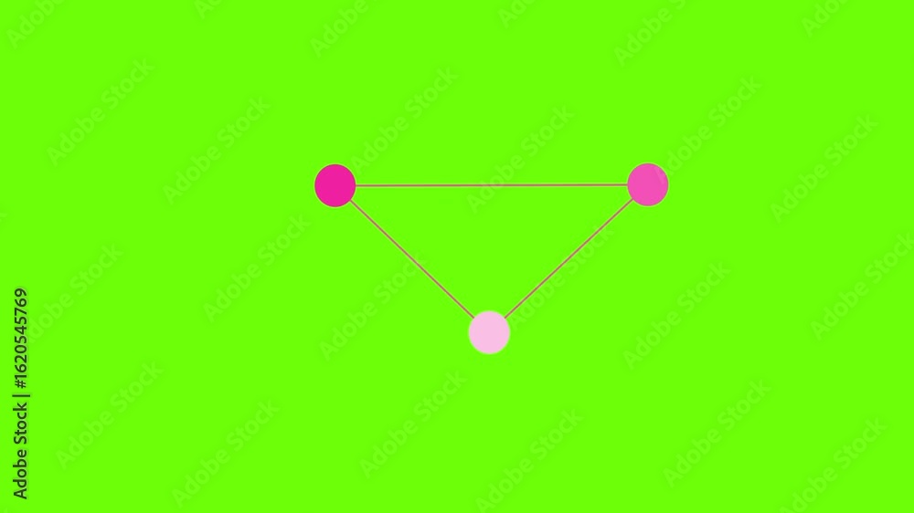 User Network Connection Animation – Green Screen | 4K Digital ...