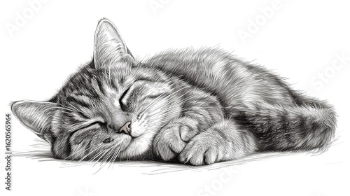 Cat drawings capturing feline poses, expressions, and fur details illustrated...