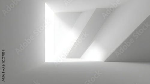 Wallpaper Mural Empty, modern architectural interior design. Torontodigital.ca