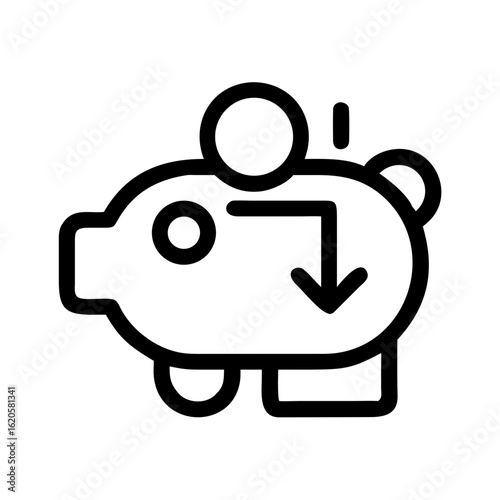 Money in hand icon Save money sign. Cash, loan, coin, dollar, saving, budget, finance, growth, investment, earning money, revenue symbol. Hands holding dollar coin flat and line style - stock vector.