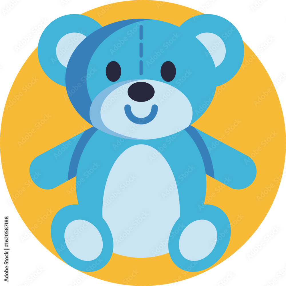 Obraz premium A cuddly bear plush representing a baby’s favorite companion.