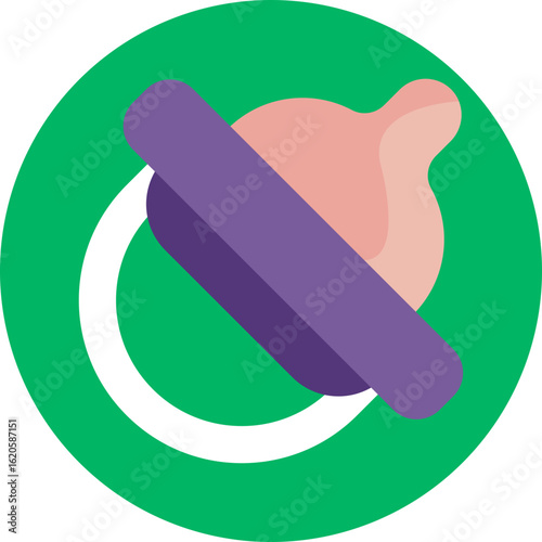 A baby pacifier used to soothe and calm infants.