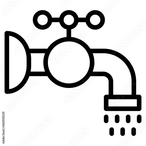 Water suply icon vector illustration