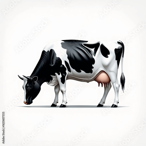 The Vector cow image for print