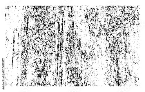 Distressed vertical lines and speckled texture overlay on a white canvas on transparent background