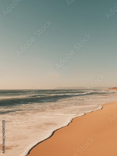 Wallpaper Mural Golden hour serenity soft waves at a quiet beach coastal landscape tranquil environment uplifting viewpoint Torontodigital.ca