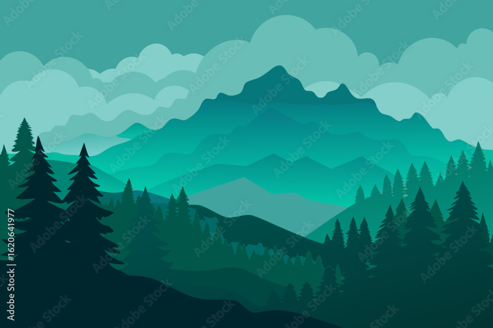 Fototapeta premium mountains in the mountains