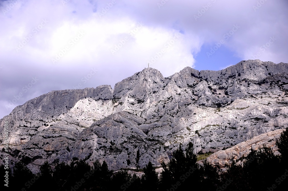 Obraz premium Landscape of mountain in france