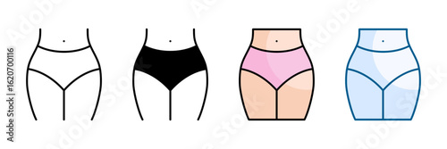 Voluptuous Icon Set Multiple Style Collection