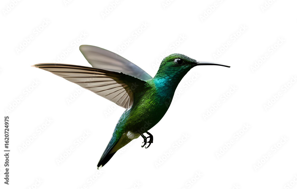 Obraz premium hummingbird isolated on white