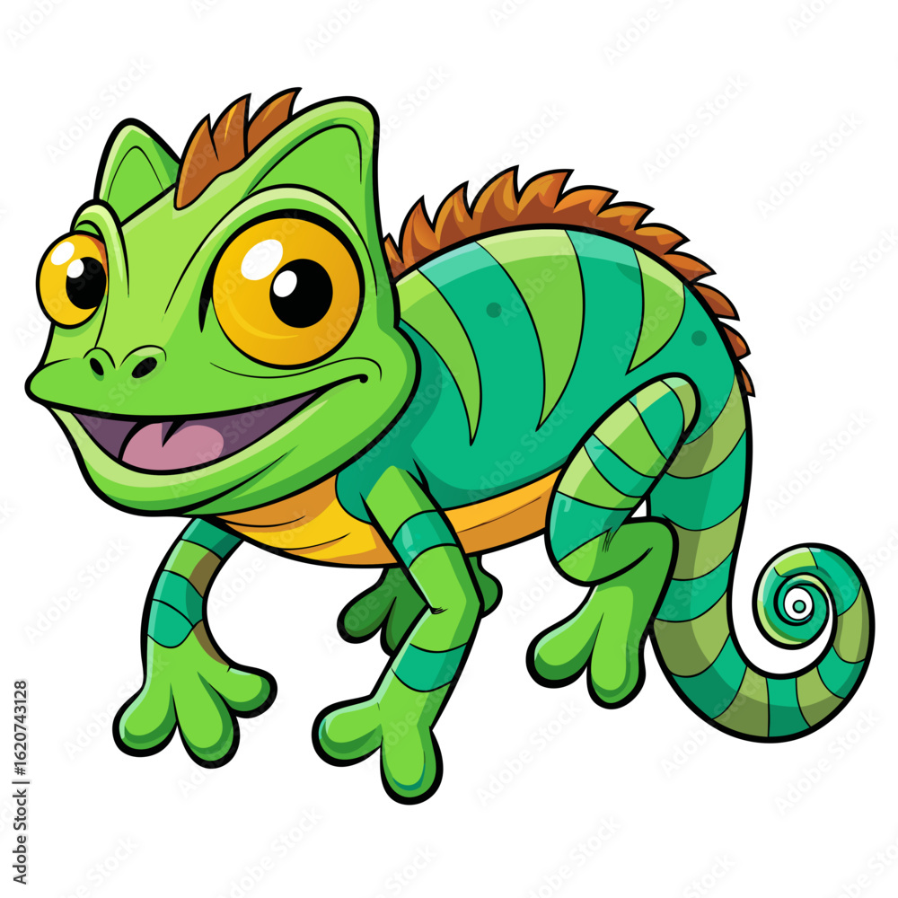 Fototapeta premium cartoon frog cartoon