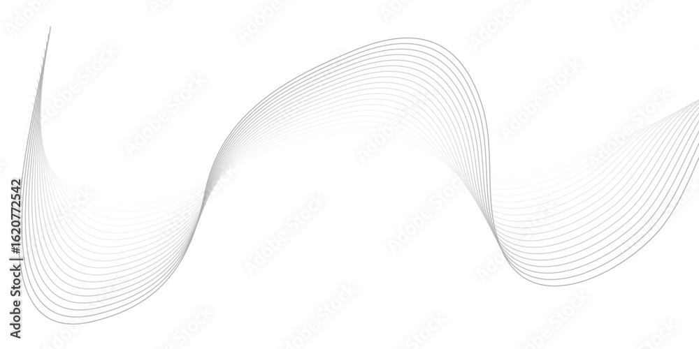 Fototapeta premium Abstract Wave Pattern with Fluid Gradient Lines – Dynamic Background Design for Modern Branding and Visual Identity 