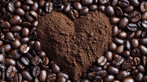 Heart of coffee beans (1)