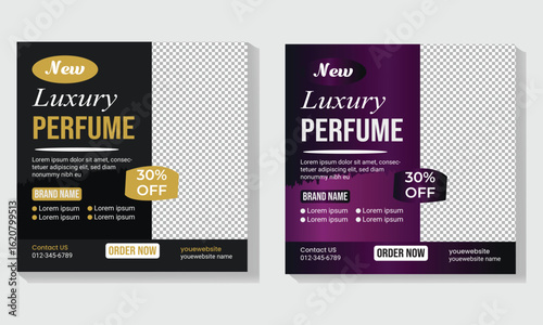 Perfume social media post template