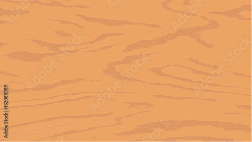 Seamless Brown Wooden Texture with Natural Grain Patterns. Wooden Background. Vector Illustration.
