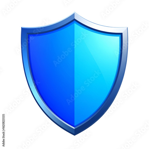 Free Download Flat Style Shield Security Icon in Blue Gradient, Transparent PNG - GFXLoad