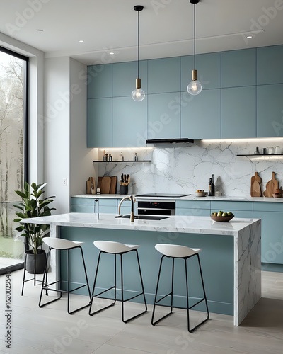 modern kitchen interior