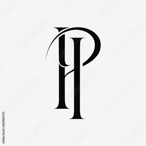 PI Logo design initial letter