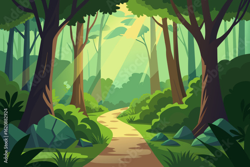 tropical forest landscape