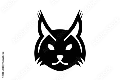 Vector illustration of a wild lynx head, a powerful symbol of a lynx , perfect for a tattoo or mascot