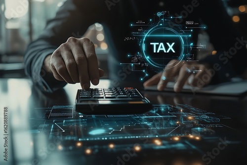 Tax preparation service online using calculator for financial planning now