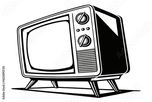 old tv set