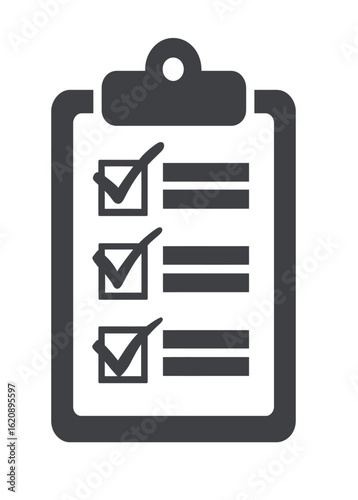 Checklist clipboard with a list of checked items, symbolizing task completion and project management