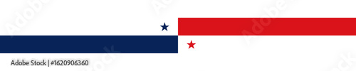 Panama flag ribbon