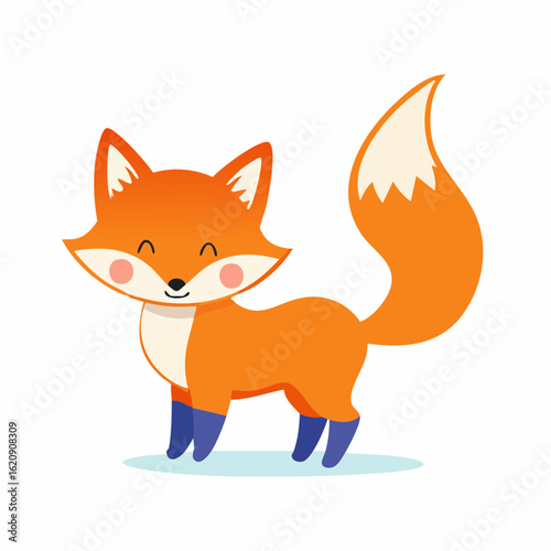 Verspieltes Fuchsjunges