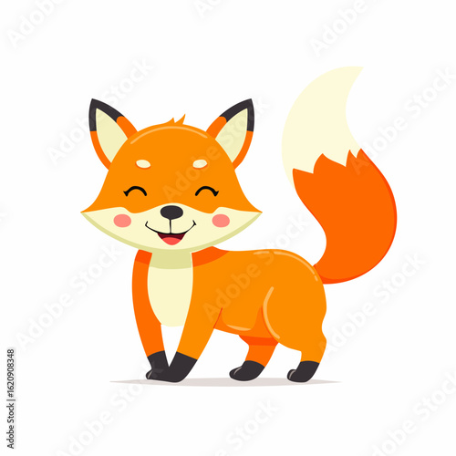 Verspieltes Fuchsjunges