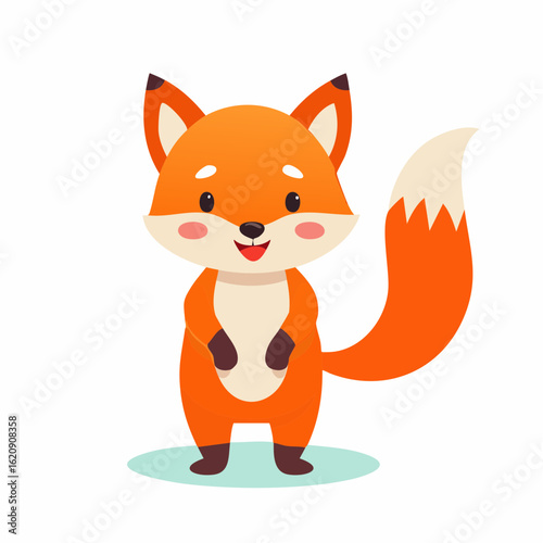 Verspieltes Fuchsjunges