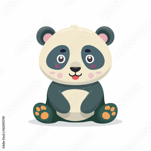 Kleines, sitzendes Pandababy