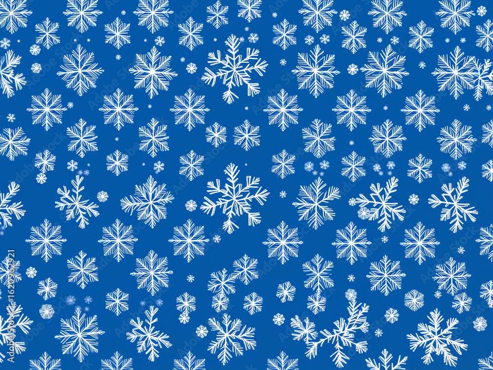 Winter snowflakes seamless background for christmas and new year celebrations animated footage Winter snowflakes seamless background for christmas and new year celebrations animated footage