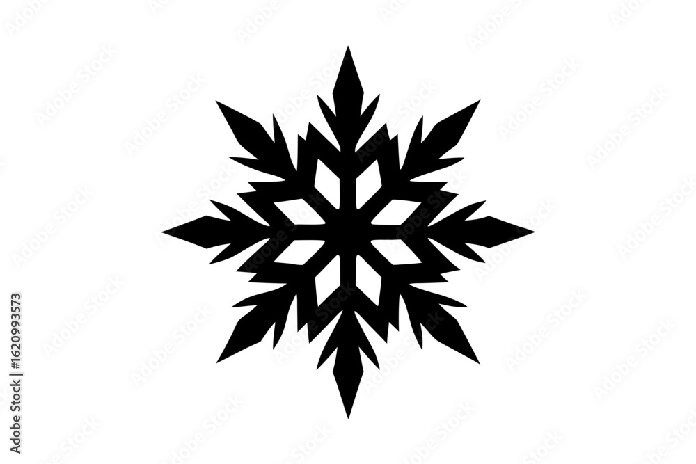 Obraz premium Frozen Frost Graphic for Seasonal Illustration