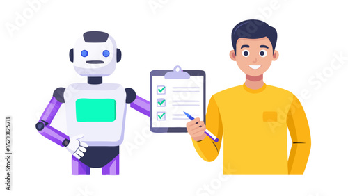 Robot automation checklist ai human collaboration task management efficiency plan