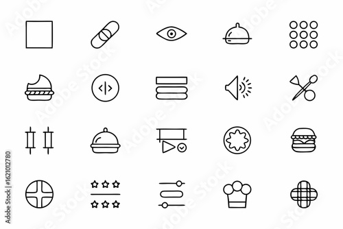 A professional icon bundle featuring essential components of intuitive interface design. Ideal for web builders, SaaS platforms, and digital product demos