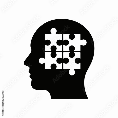 Mind Puzzle Concept Illustration