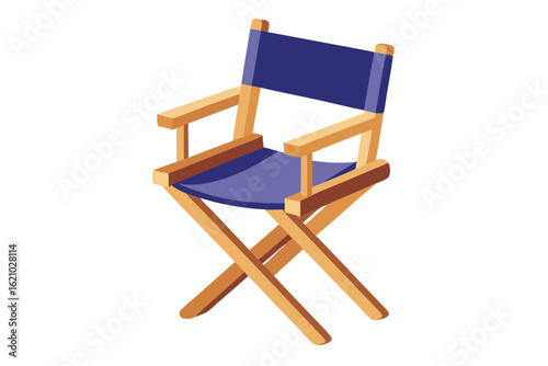 Movie Director Chair Vector Art for Production Themes