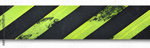 Yellow and Black Diagonal Stripes Texture 
