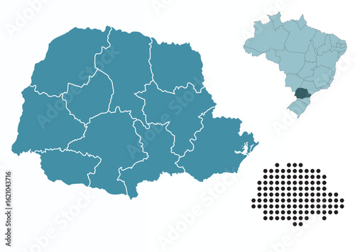Set maps of Parana state