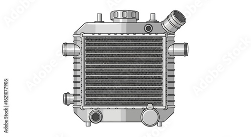 Automotive Radiator Efficient Cooling System for Engines