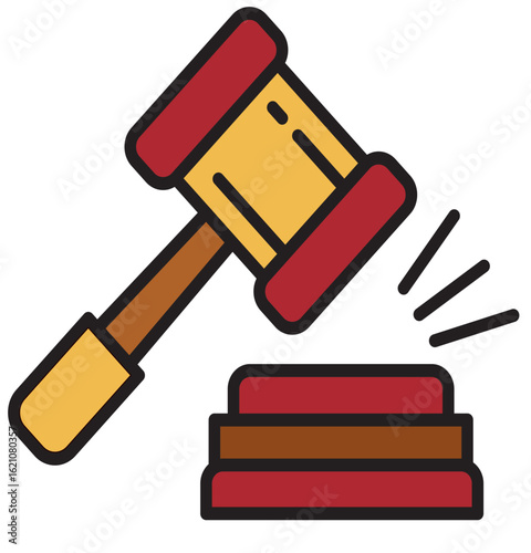 hammer and nail for court 